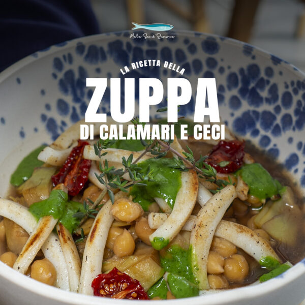 Le ricette del Molo: zuppa di calamari e ceci
